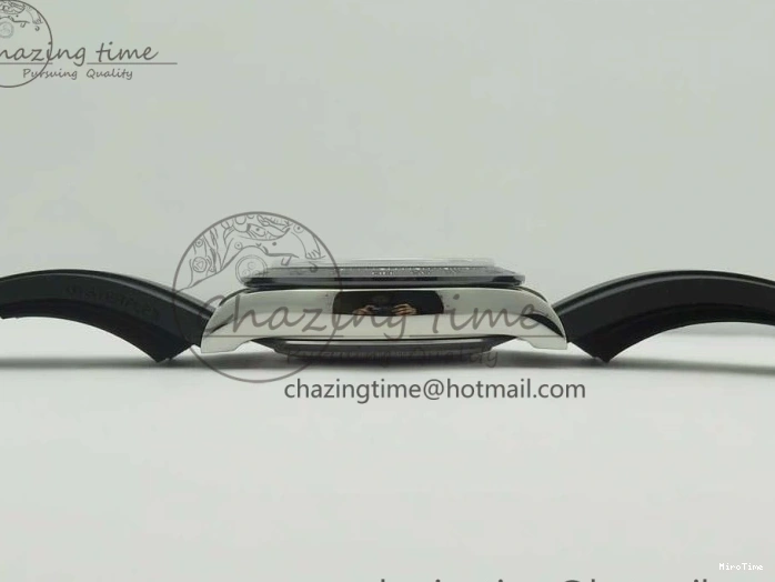 MiroTime 0217 Daytona 116519 Noob 1:1 Best Edition 904L SS Case Gray Black Dial on Black Rubber Strap SA4130 (Free Extra Strap) Durable 3336